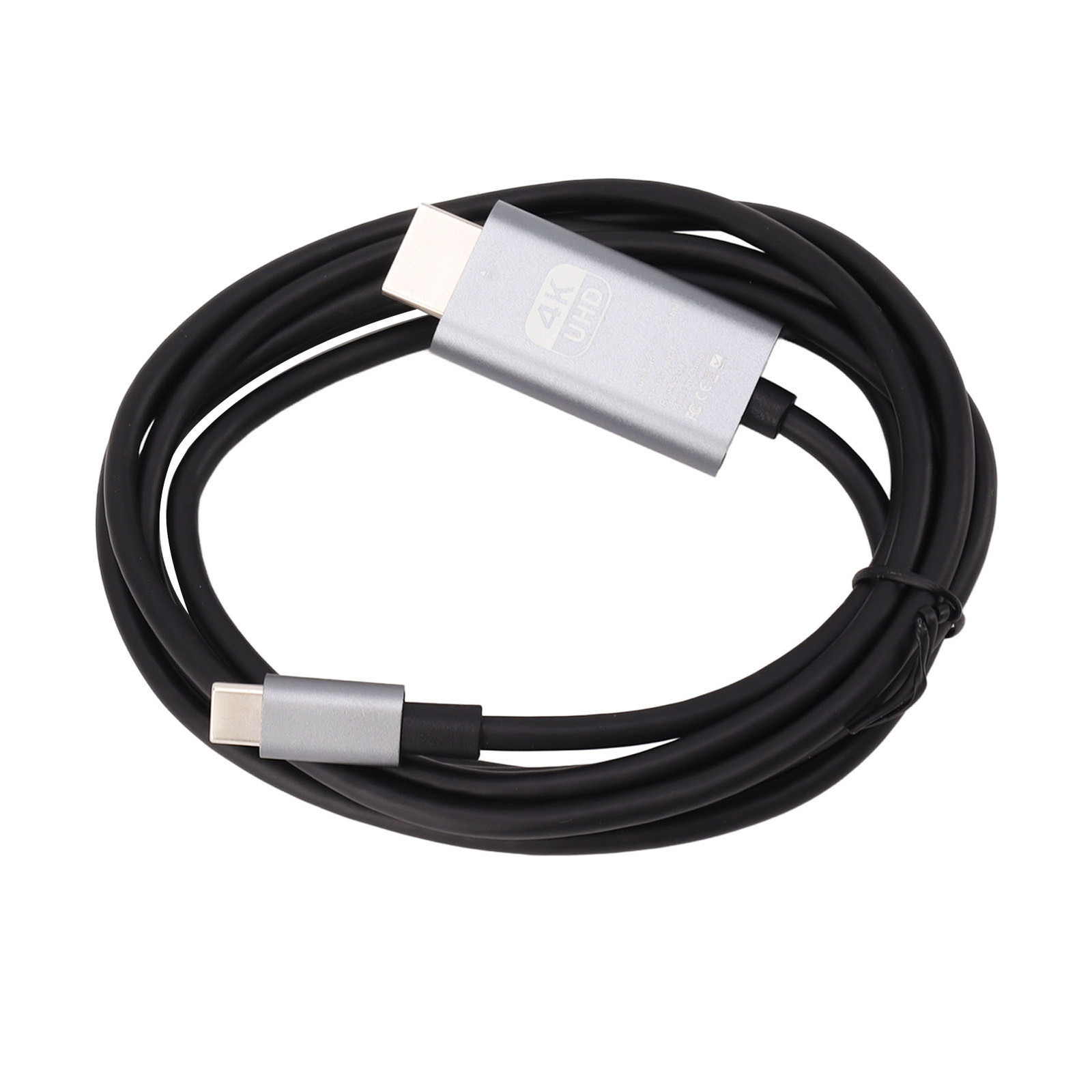 Cocosity USB-C naar HDMI-kabel, 4K 30Hz UHD, Plug and Play adapterkabel