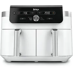 NINJA DZ901EUWH DualZone XL- mit 9.5 l Fassungsvermögen und 2 Schubladen, Heißluftfritteuse
