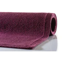 RHOMTUFT Badteppich PLAIN berry 70 x 120 cm