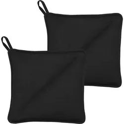 Soft Küchenhandschuhe schwarz 2 St.