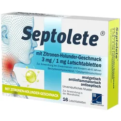 Septolete Zitronen-Holunder Geschmack 16 St