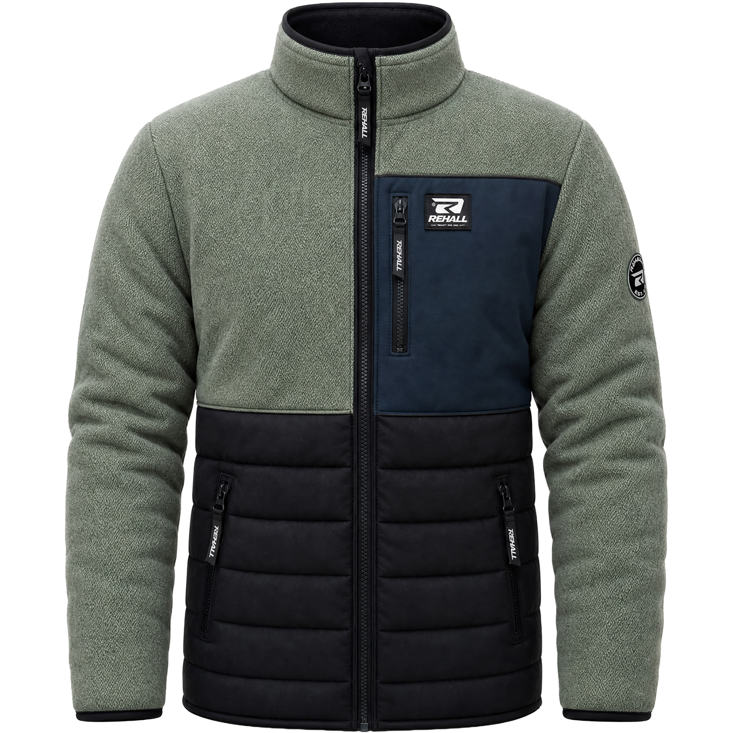 Rehall Marcus-R Fleece Herren Fleecejacke schwarz Größe M Skifahren Isolierend