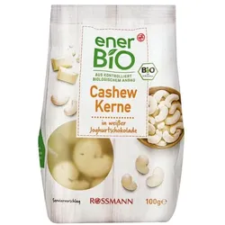 enerBIO Cashewkerne mit weißer Joghurtschokolade 100 g