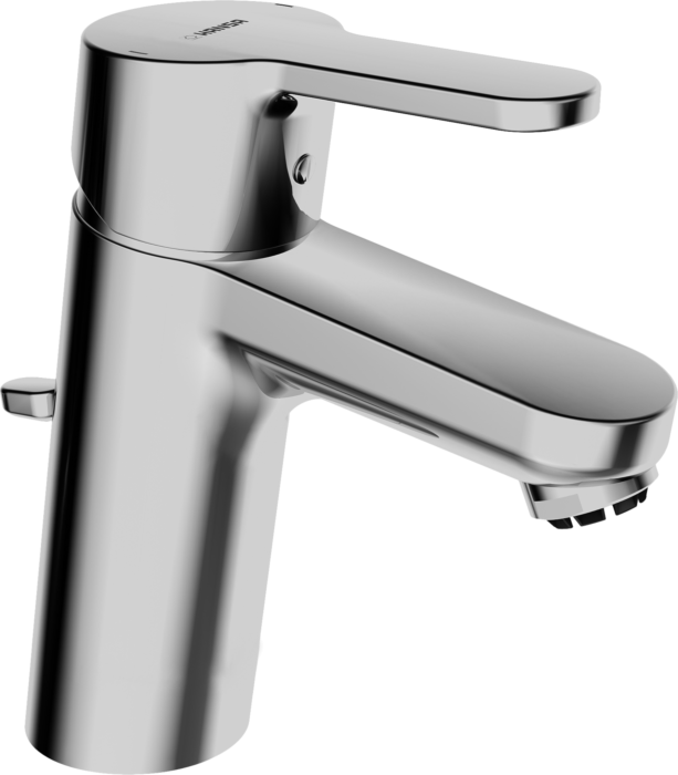 Waschtischarmatur Hansaprimo XL 49381103 chrom, Niederdruck, mit Ablaufgarnitur