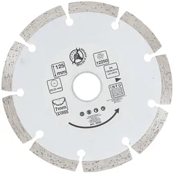 BGS DIY 3932 Segment Trennscheibe Bohrungs-Ø 22,2mm Durchmesser Ø 125mm