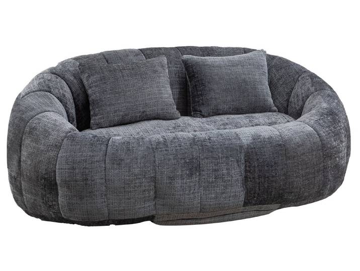 SeedWave Sofa mit 34 cm Rückenlehne, Chenille-Stoff, Memory Foam Füllung, 250 kg, 2 Kissen für Extra-Komfort, Doppelsitzer-Design, Lazy Sofa
