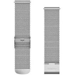 Garmin Schnellwechsel-Armband (20 mm, Metall), Uhrenarmband, Silber