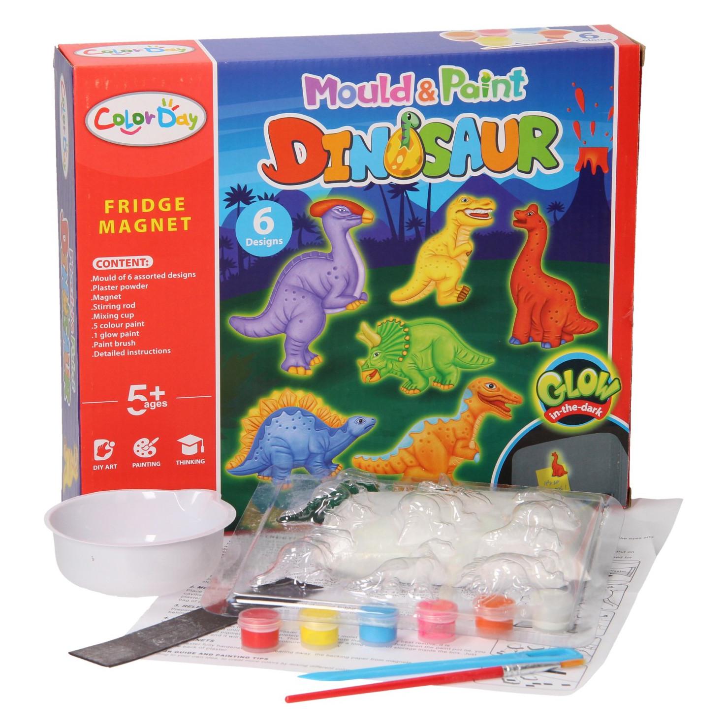 Color Day Gipsabguss - Dinos (22898434)