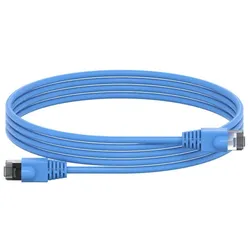 Striebel & John ZLPBL200 Patchleitung RJ45, mit Stecker, blau, Länge: 2000mm, 6kV 2CPX054393R9999