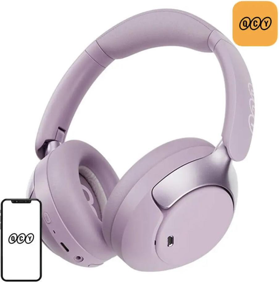 QCY H3 Pro draadloze koptelefoon - Paars