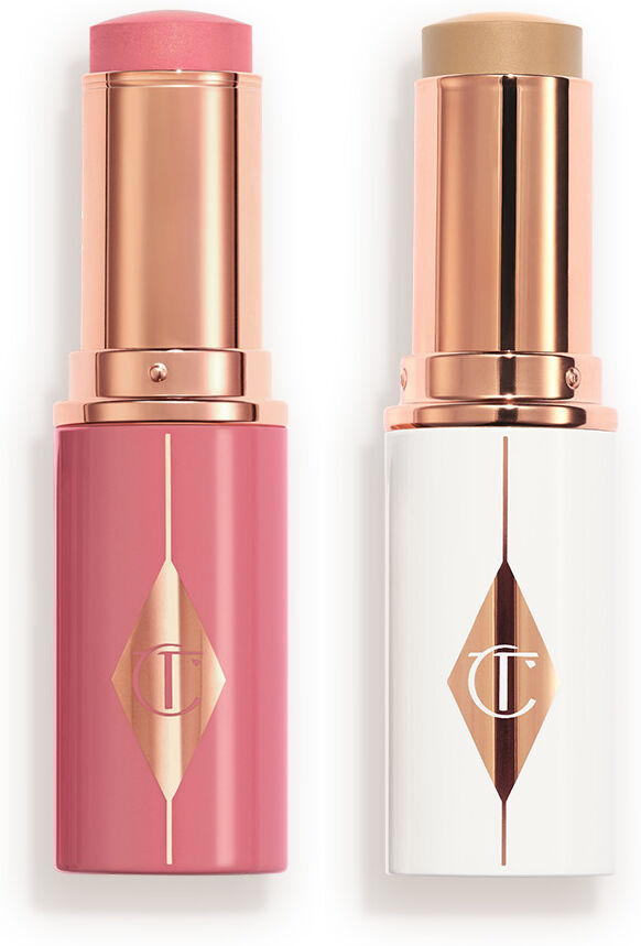 Unreal Skin & Blush Healthy Glow Duo - Face & Cheek Kit Charlotte Tilbury 7879 Unreal Skin & Blush Healthy Glow Duo Size: