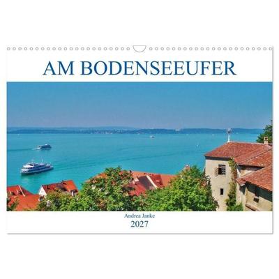 Am Bodenseeufer (Wandkalender 2027 DIN A3 quer), CALVENDO Monatskalender