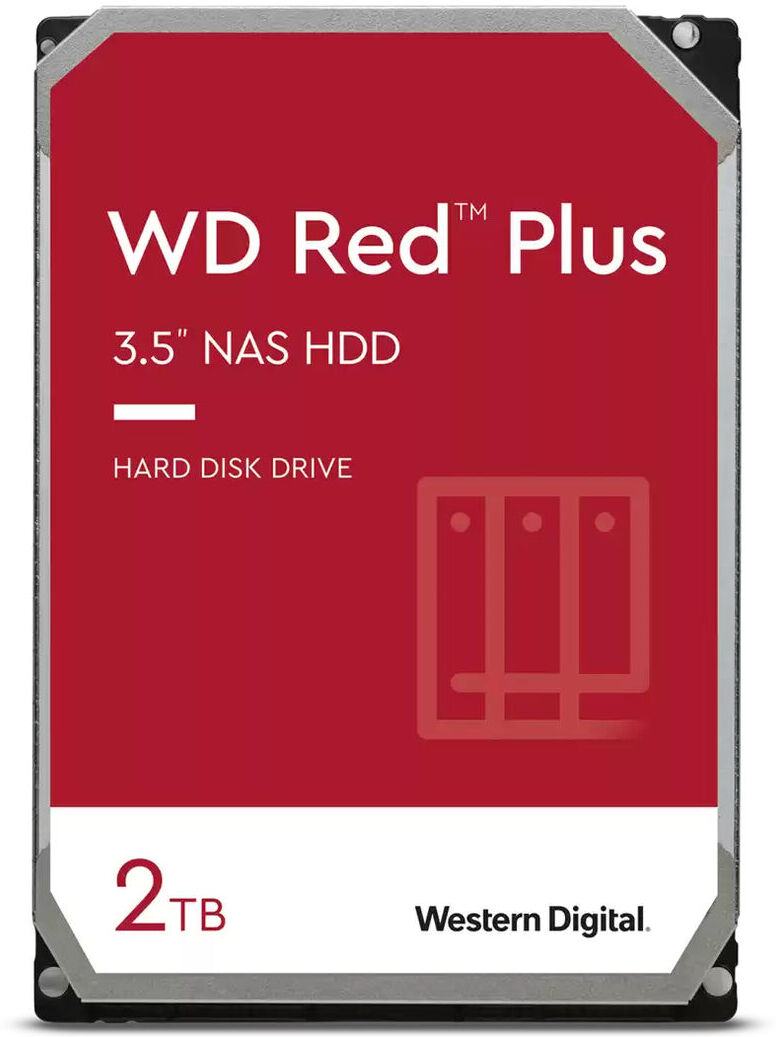 Western Digital Disco Red Plus 2TB 5400rpm 256MB SATA III
