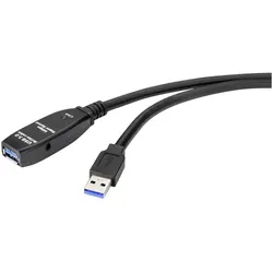 Renkforce USB 3 Verlängerungskabel 5 m (5 m, USB 3.2 Gen 1, 4.50 W), USB Kabel