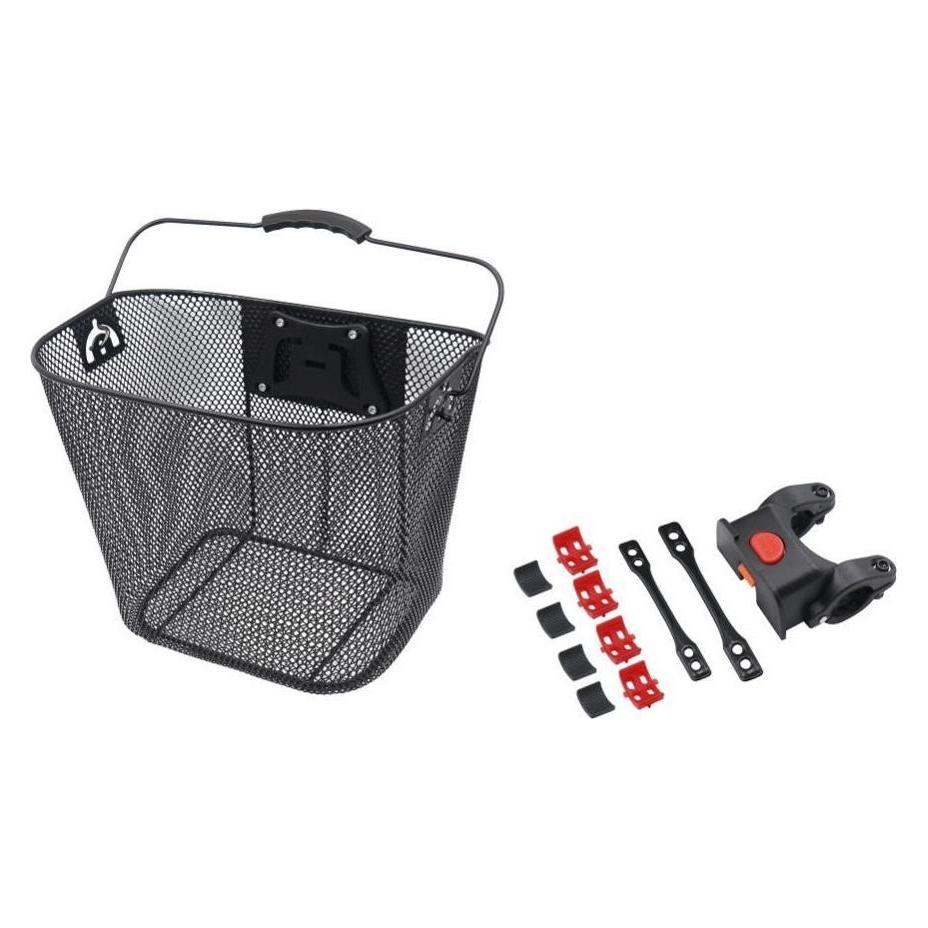 OEM Bicycle accessory Front bicycle basket with quick release FSBKT-013 black (59423272)
