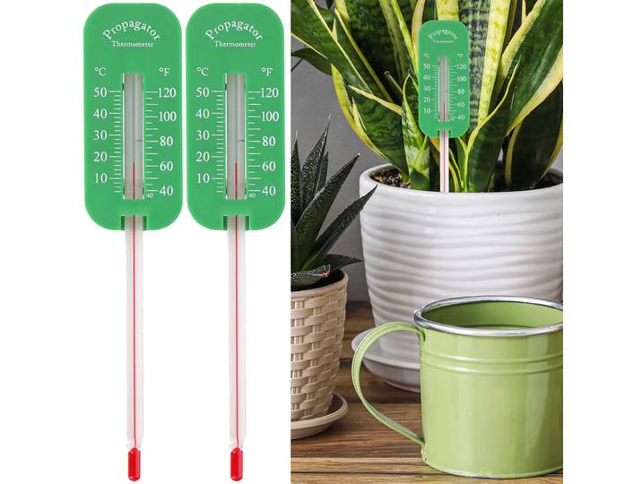 2er-Set Bodenthermometer, 0-50°C