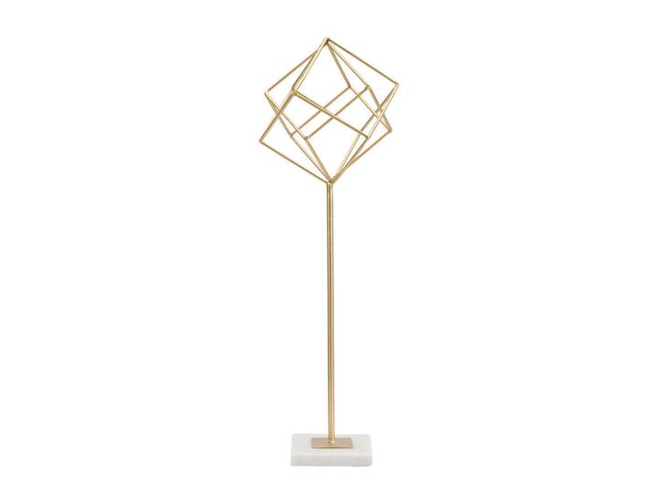 Mauro Ferretti Skulptur, Weiß, Goldfarben, Metall, Stein, 16x52.5x18 cm, Dekoration, Dekofiguren & Skulpturen, Skulpturen
