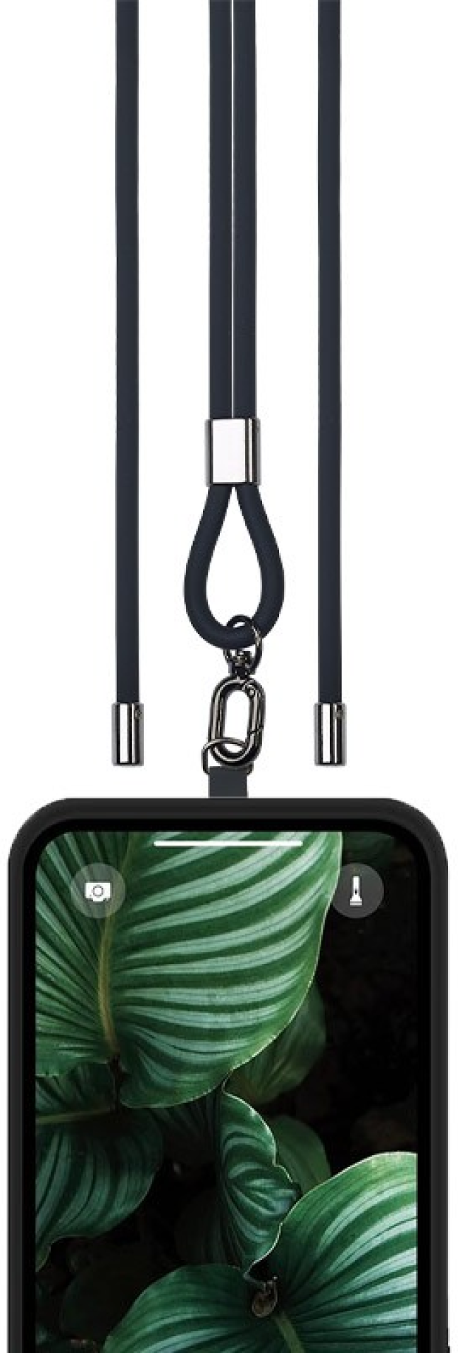iS Cordão de Silicone para Telemóvel - Midnight