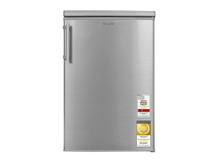 exquisit Kühlschrank KS516-4-HE-040E, 85 cm hoch, 56 cm breit, LED-Beleuchtung, Elektronische Temperaturregelung