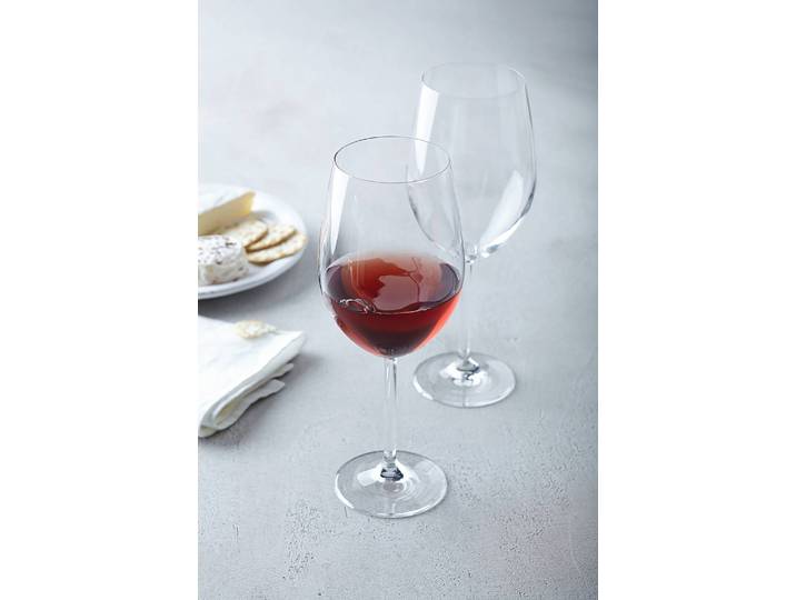 Bordeauxglas 6er-Set 10 x 25 x 10cm Durchsichtig