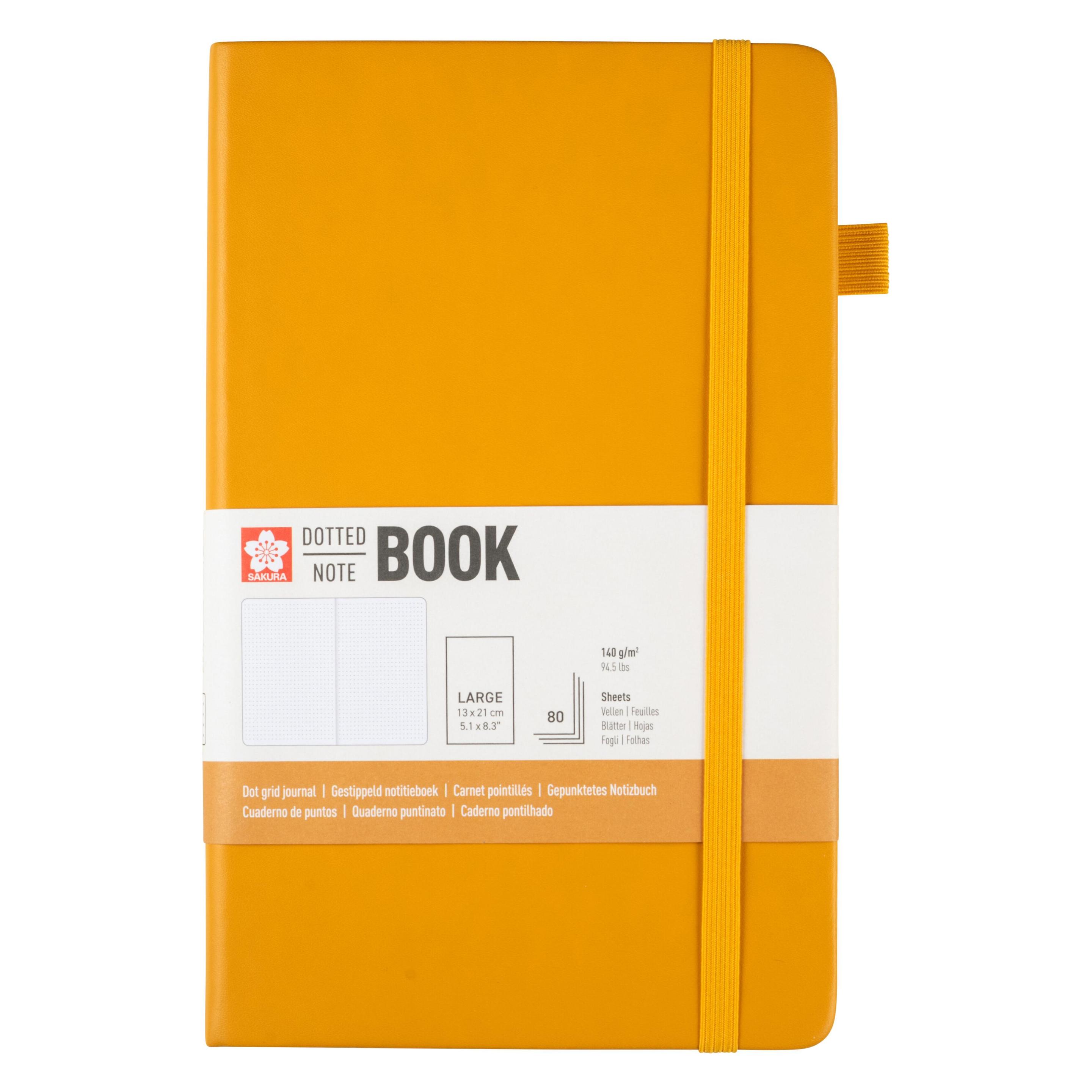 Sakura Notizbuch ca. A5 punktraster, japanischer kerrie Hardcover 160 Seiten (A5, Harter Einband) (94167303)