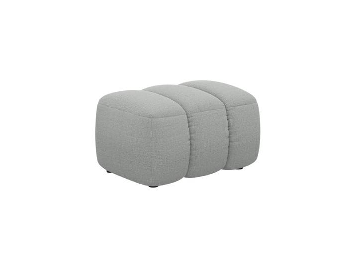 Design Sitzpouf Kimi Strukturstoff Hellgrau chosen by Bloomingloft