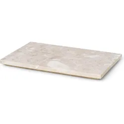 Plant Box Tablett für Blumenkästen hell aus Marmor