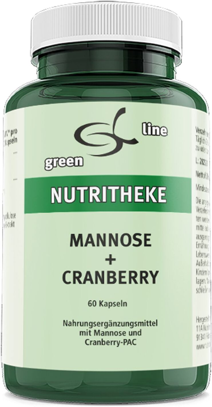 green line Mannose+Cranberry Kapseln 60 St