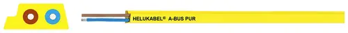 HELU 82822 Busleitung 2 x 1.5mm² Schwarz 100m