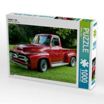CALVENDO Puzzle FORD F 100 | 1000 Teile Lege-Größe 64x48cm Foto-Puzzle für glückliche Stunden