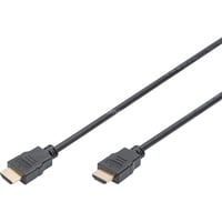 HDMI High Speed Anschlusskabel, mit Ethernet, Full HD 1080i/p schwarz, 5 Meter, Standard