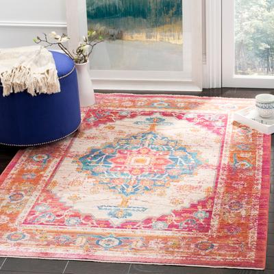 SAFAVIEH Sutton Mefodija Boho Oriental Polyester Medallion Rug