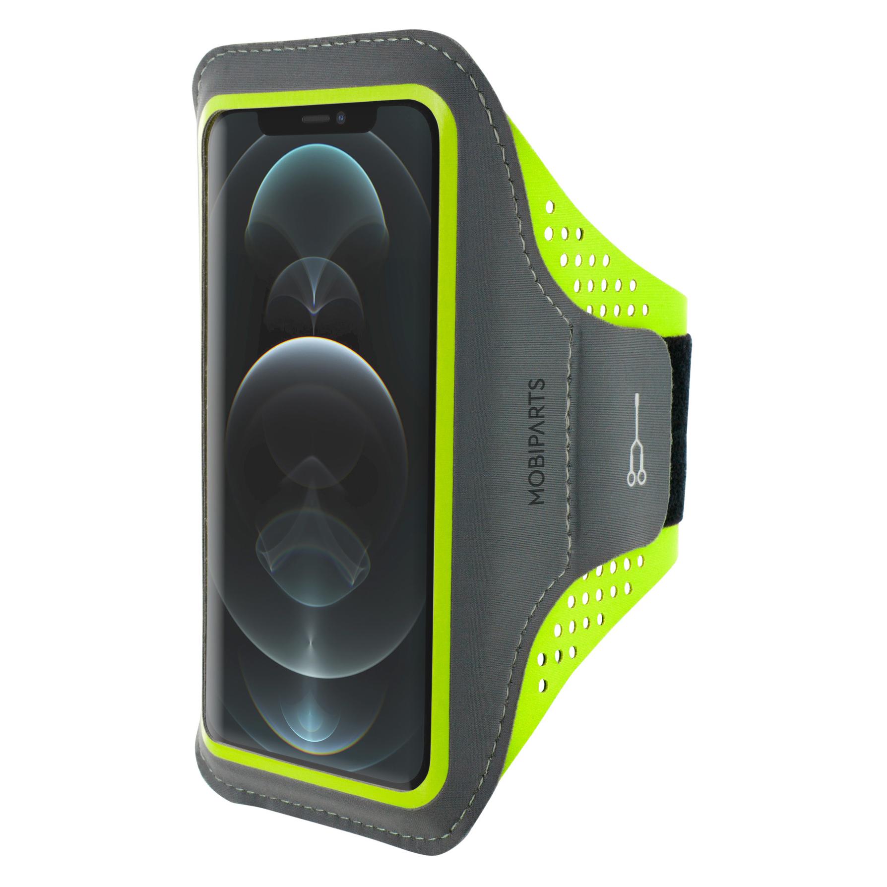 Mobiparts Comfort Fit Sport Armband Apple iPhone 12/12 Pro Neon Green (MP-111647)