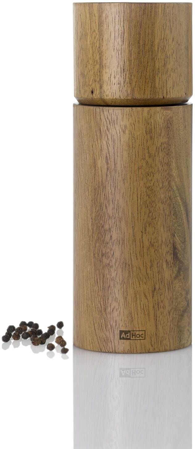 Salz-/Pfeffermühle ADHOC "Acacia 17 cm", braun, H:17cm, Küchenmühlen, Salz-/Pfeffermühle braun Einheitsgröße
