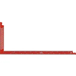 Zimmermannswinkel ZWCA 600, 600 mm, Schenkelbreite 35 mm, Anreißlöcher