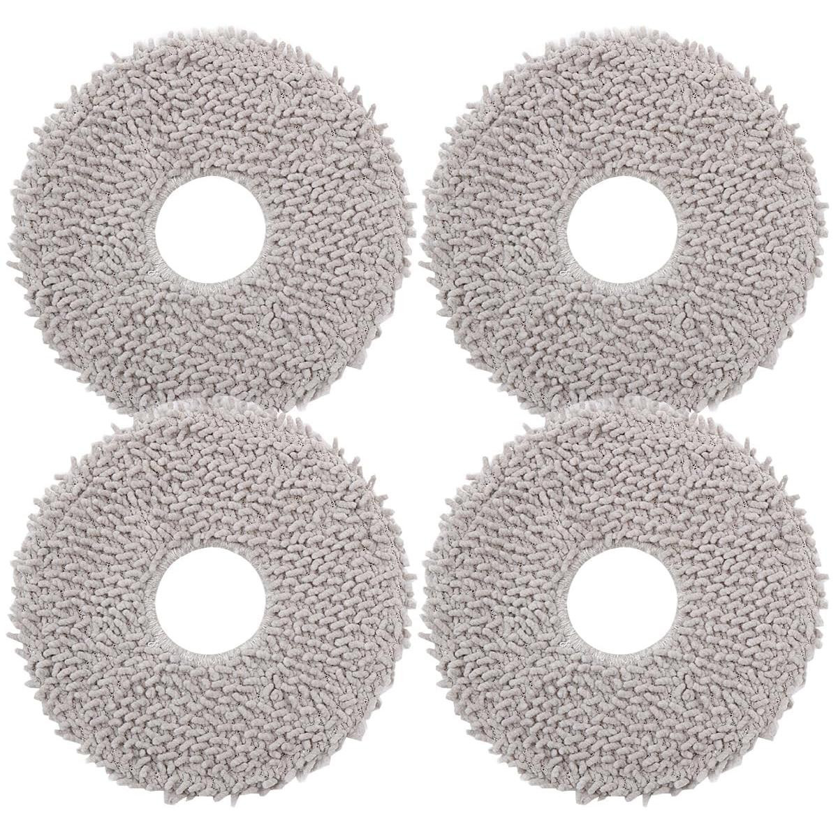 Dripio 4 vervangende dweilpads voor Ecovacs Deebot X2 OMNI en T20e Omni