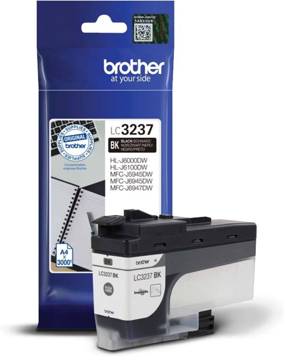 Brother Tintenpatrone LC-3237BK schwarz (LC3237BK)