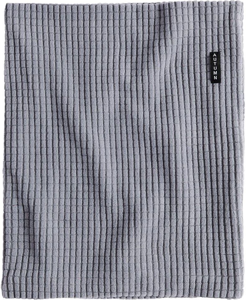 Autumn  - Grid Fleece Neck Gater Stone - Tour de cou