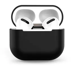 moex Slim Case für AirPods Pro (1. Generation - 2019) – Silikonhülle kompatibel mit MagSafe, Wireless Kopfhörer Schutz