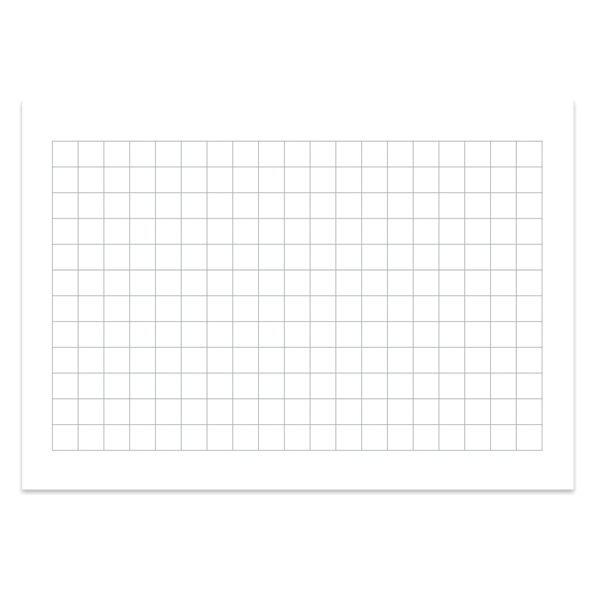 Staufen Zahlenlernheft Premium Lineatur R kariert DIN A5 quer ohne Rand, 16 Blatt (A5, Kariert, Weicher Einband) (734500720)