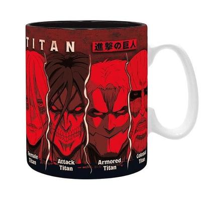 ATTACK ON TITAN - Mug - 460 ml - All Titans - subli - box