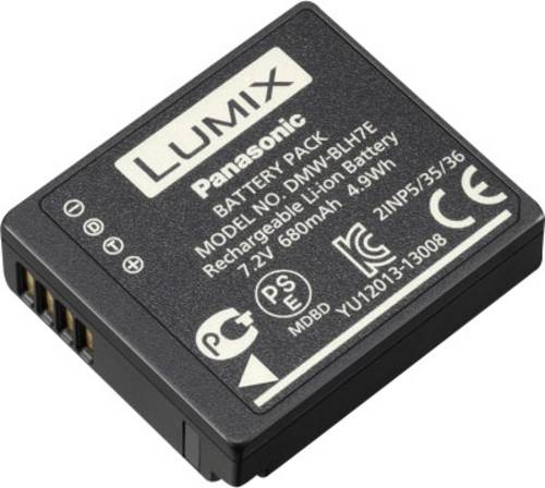Panasonic Kamera-Akku DMW-BLH7E, DMW-BLH7 7.2V 680 mAh DMW-BLH7E