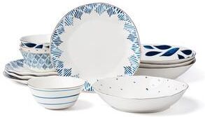 Lenox Blue Bay 12-Piece Dinnerware Set