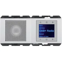 Berker Radio Touch UP DAB+, Bluetooth mit Lautsprecher K.1(polarweiß hochglänzend)
