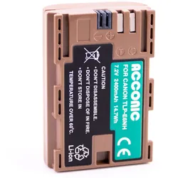 Acconic Photon Series TC-LP-E6NH Ersatz Akku mit USB-C für Canon LP-E6NH EOS R5R...