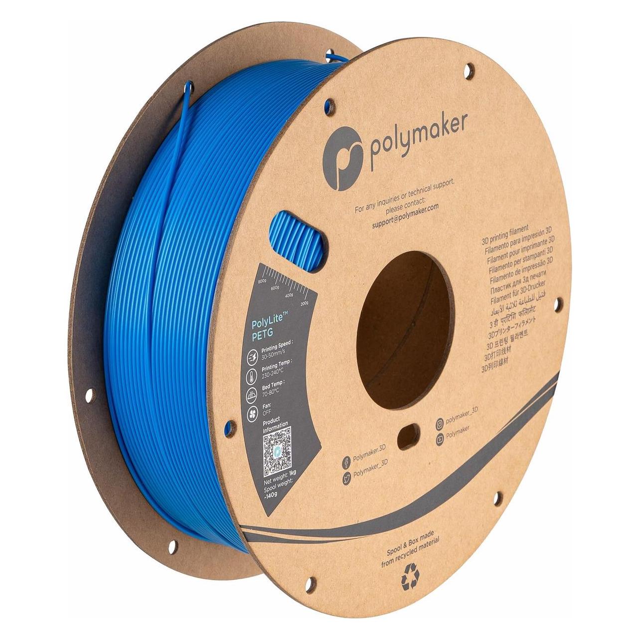 Polymaker PolyLite PETG (PETG, 1000 g, 1.75 mm) (PB01042)