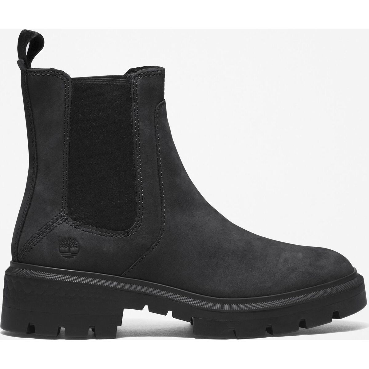 Timberland Womens Mid Chelsea Boot jet black 6.5 Wide Fit TB0A5ND70151-6.5-Wide Fit