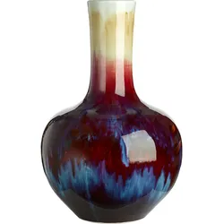 Vase Crazy blau-rot