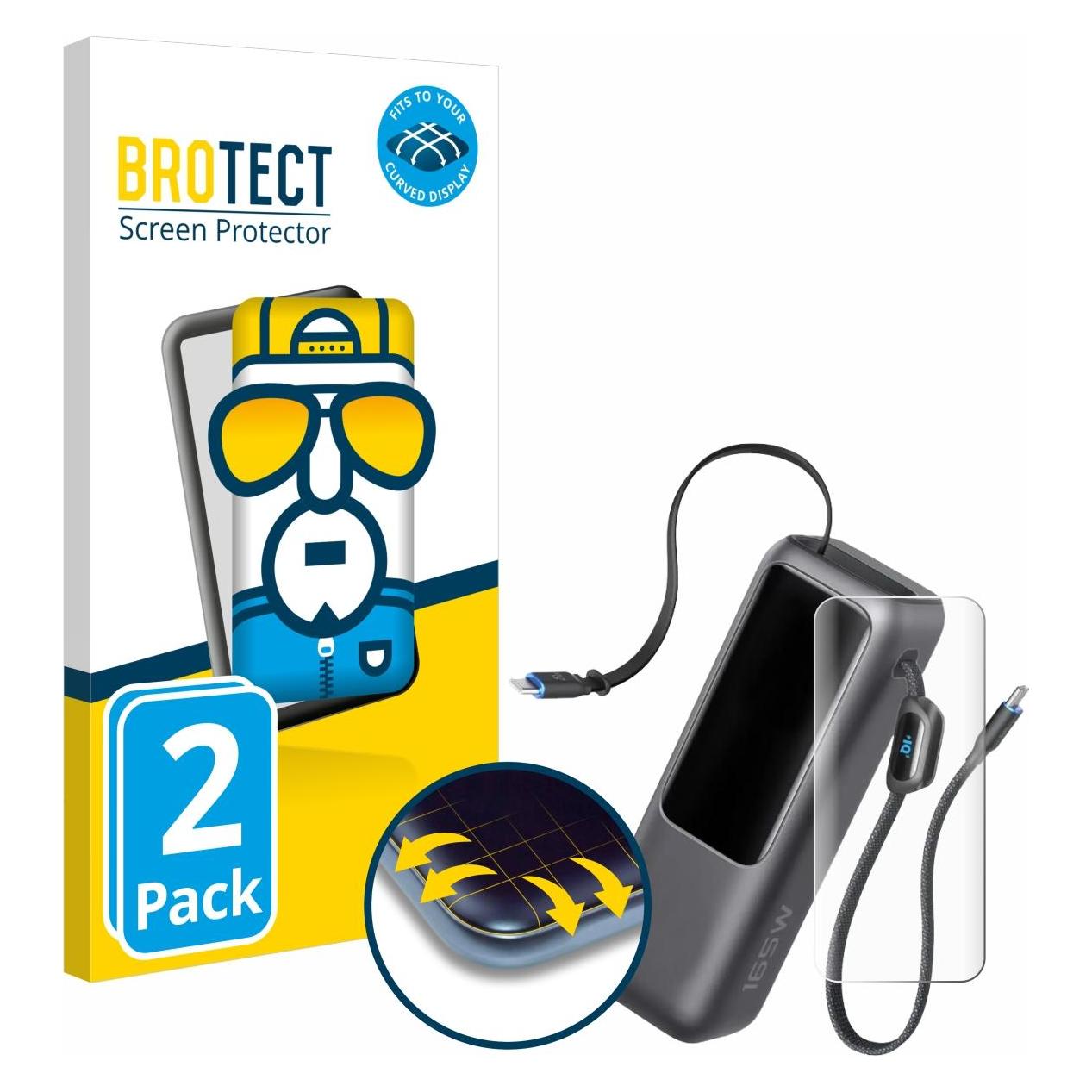 Brotect Fullscreen Schutzfolie Displayschutz Folie Klar Transparent (5158013)