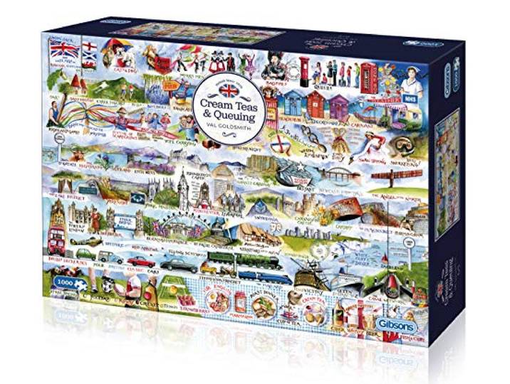 Gibsons Cream Thee & Queuing Jigsaw puzzel (1000 stuks)
